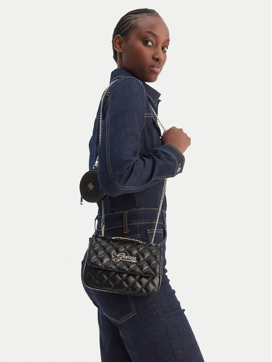 Guess Geantă J6RZ11 W4090 Negru