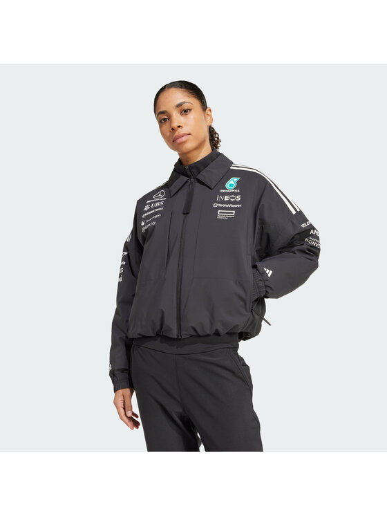 adidas adidas Kurtka anorak 142015 Czarny Loose Fit