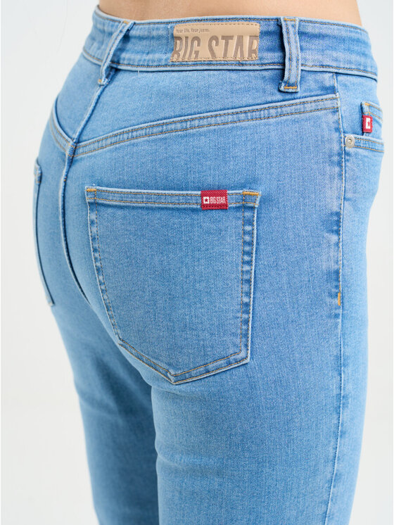 BIG STAR BIG STAR Jeansy CLARA FLARE_158_190 Niebieski Wide Leg