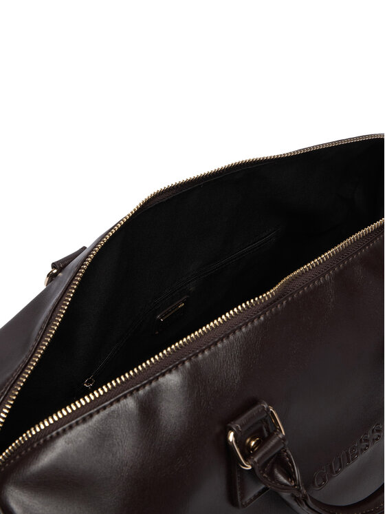 Guess Guess Víkendová taška V6BZ05 W4592 Tmavo hnedá