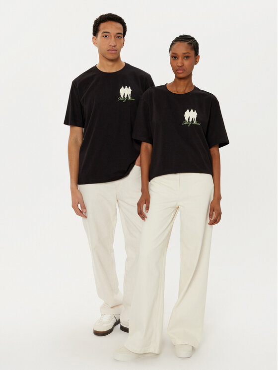 Filling Pieces Filling Pieces T-Shirt Unisex United By Generations 7449987 Czarny Regular Fit