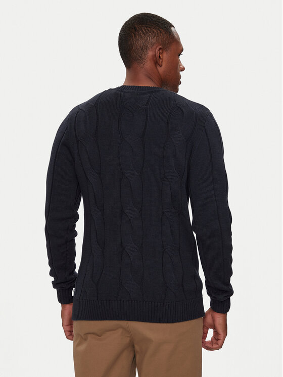 Lindbergh Lindbergh Džemper 30-805015 Tamnoplava Relaxed Fit
