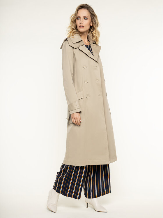 Patrizia Pepe Patrizia Pepe Тренч 8S0293/AN131-B689 Бежевий Regular Fit