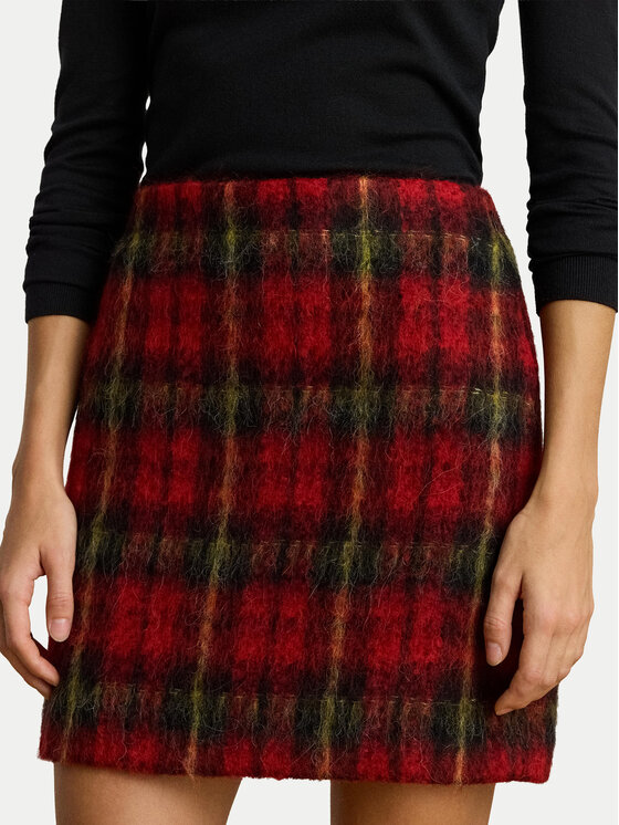 LAUREN RALPH LAUREN LAUREN RALPH LAUREN Miniszoknya 200P06912001 Piros Regular Fit