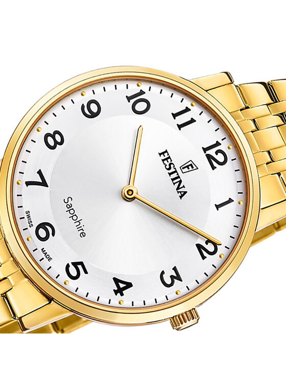 Festina Festina Zegarek F20046-1 Złoty