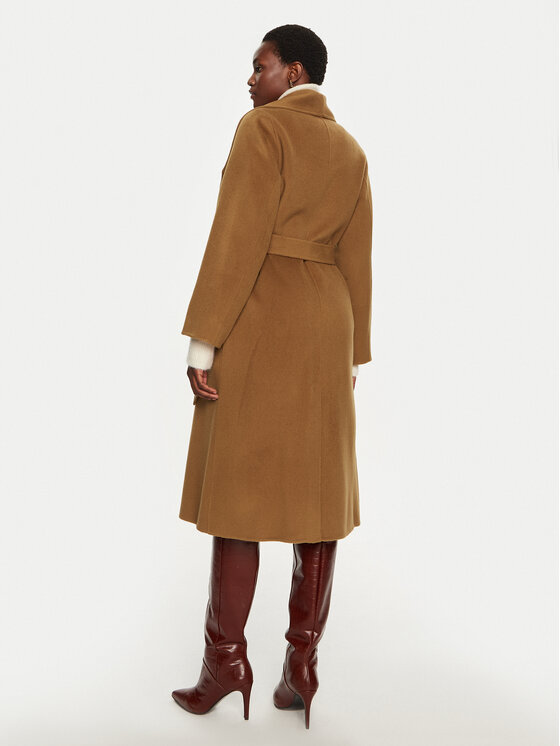 IVY OAK IVY OAK Cappotto di lana Carrie Rose IO111048 Marrone Loose Fit
