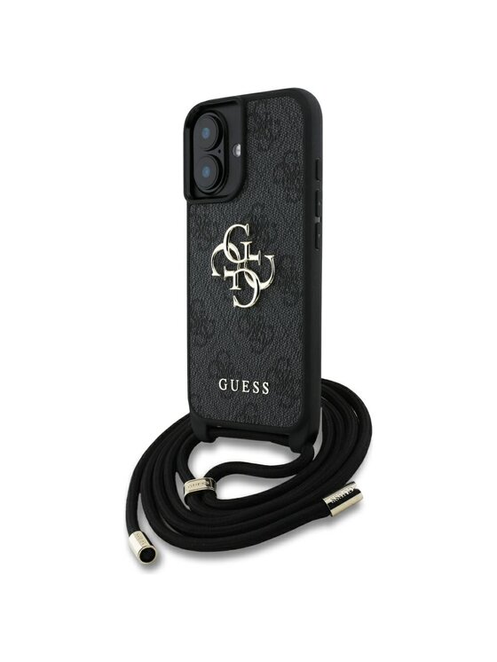 Guess Guess Etui na telefon Apple iPhone 16 Czarny