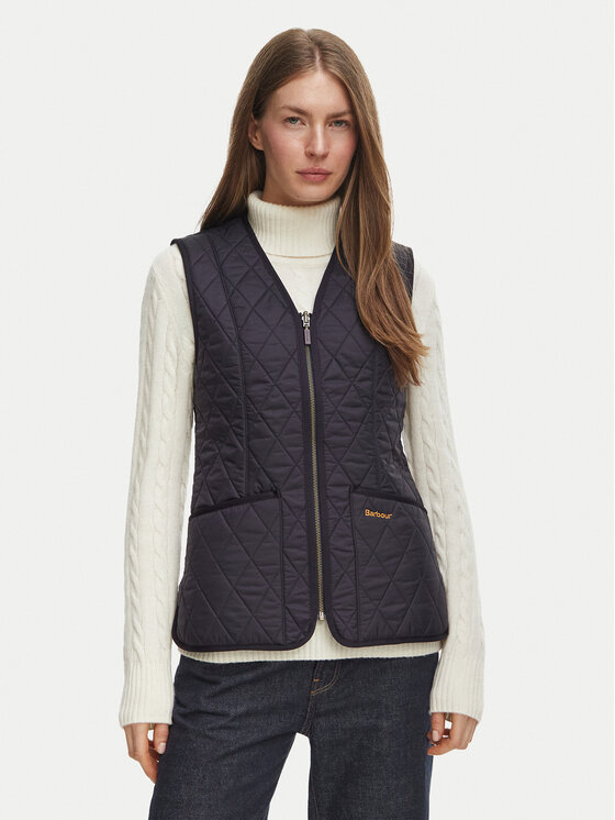 Barbour Barbour Bezrękawnik Fleece Betty LLI0003NY91 Granatowy Regular Fit