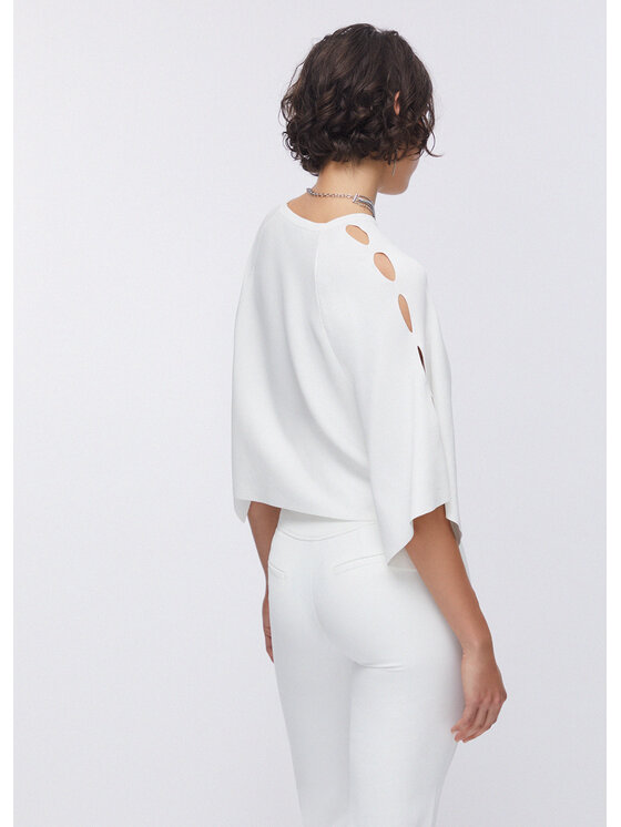 Liu Jo Liu Jo Maglione CA6101MS55NP9636 Bianco Regular Fit