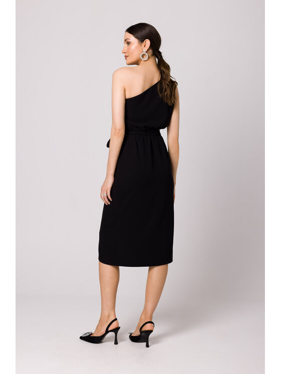 Makover Makover Vestito da giorno K160 Nero Regular Fit