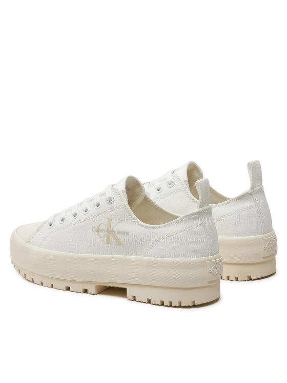 Calvin Klein Jeans Calvin Klein Jeans Trampki Lugged Hybrid Laceup Ml Mtr YW0YW01505 Biały