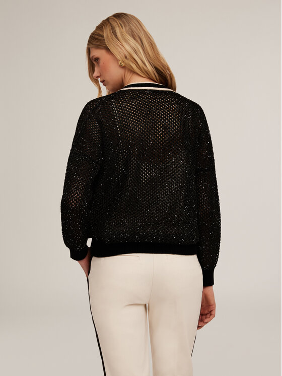 Motivi Motivi Cardigan M2786001166N0Z3 Nero Regular Fit