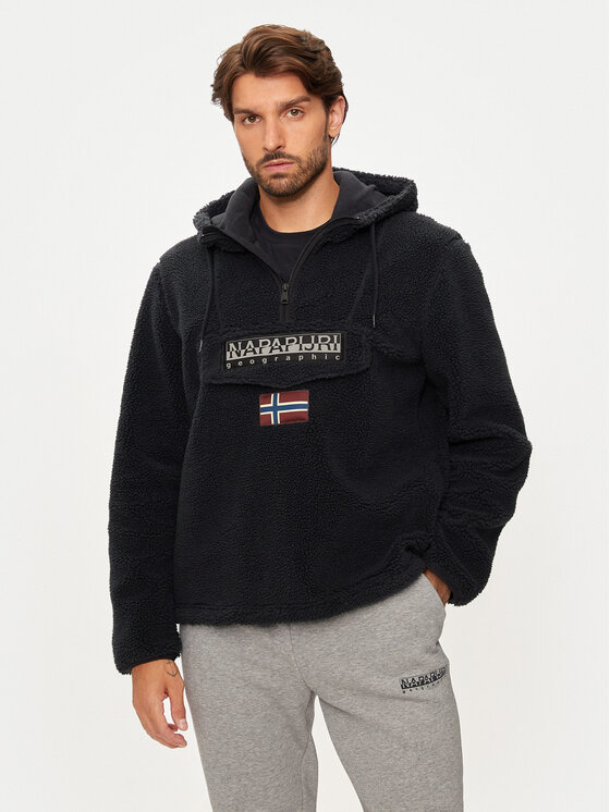 Napapijri Jaka Polar T-Burgee NP0A4I5D Melns Regular Fit