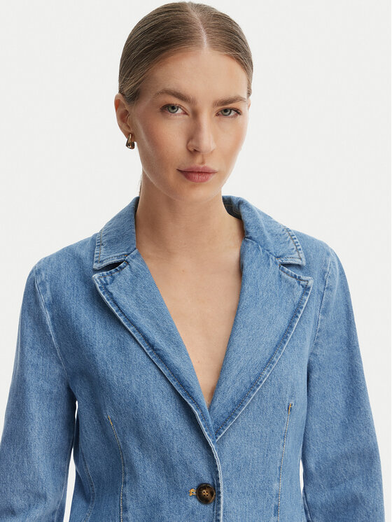 Marella Marella Švarkas Emme by Marella Teca 2615041021 Mėlyna Regular Fit