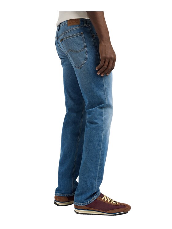 Lee Lee Jeansy 112370646 Niebieski Regular Fit