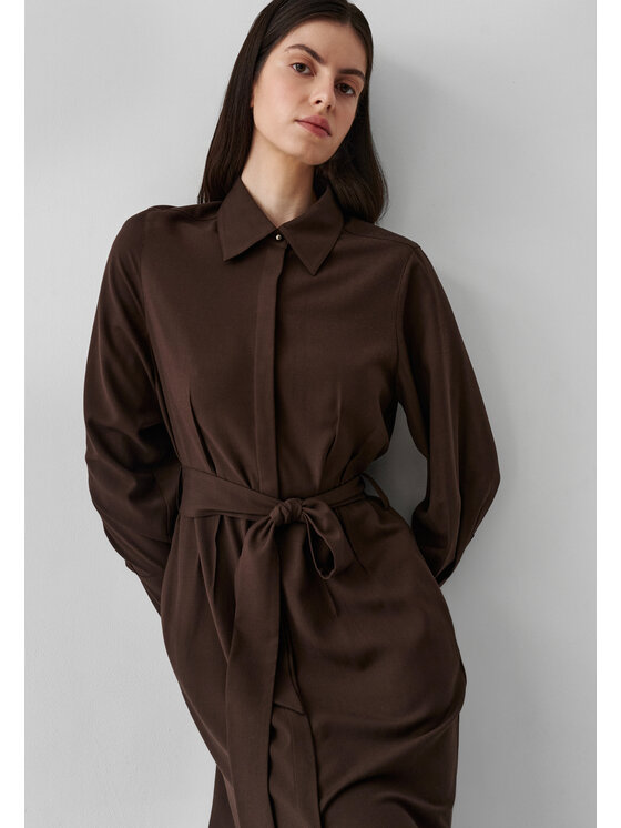 TATUUM TATUUM Sukienka codzienna NINA Brązowy Shirt Fit