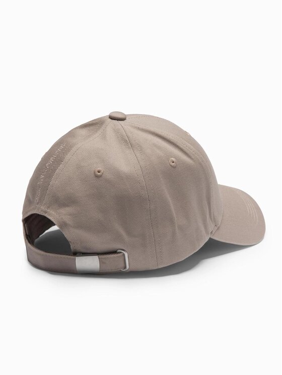 Ombre Ombre Czapka z daszkiem OM-ACCS-0102 Beżowy