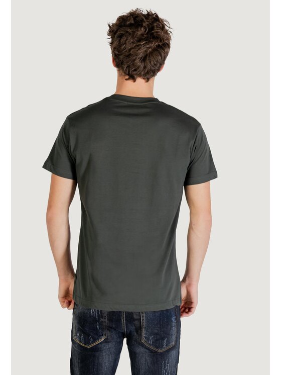 The Bomber The Bomber T-shirt Logo Verde Shirt Fit