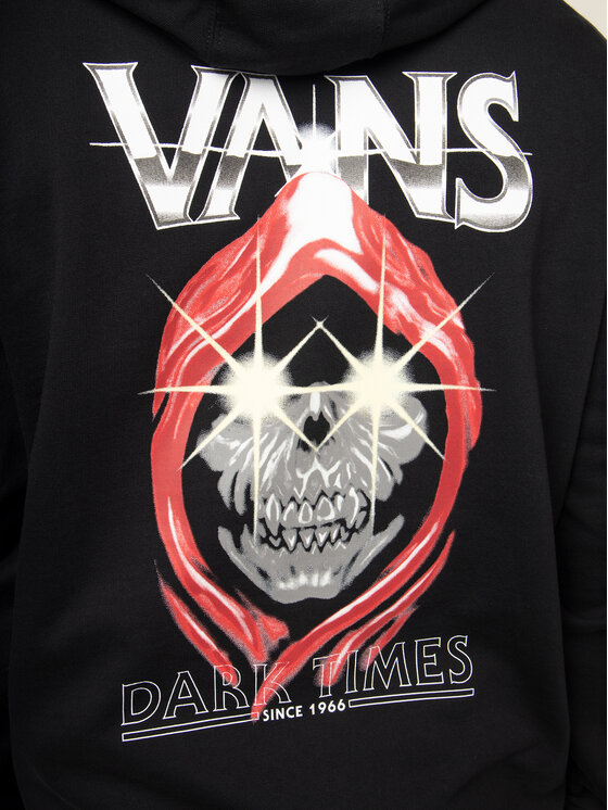 Vans Sweatshirt Dark Times VN0A49SVBLK1 Schwarz Loose Fit Modivo