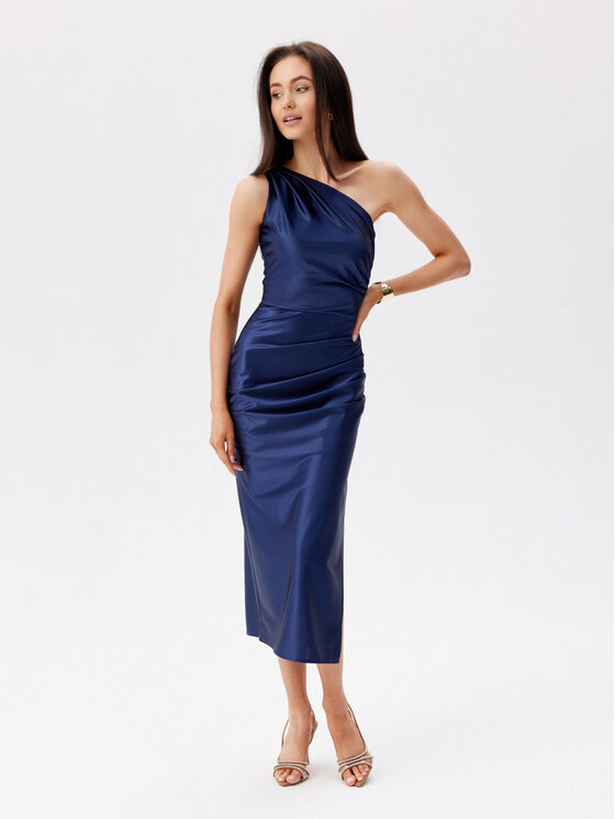 Roco Fashion Roco Fashion Večerní šaty Elen Tmavomodrá Slim Fit