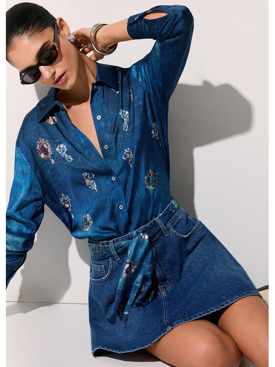 Liu Jo Liu Jo Minigonna UA6252D024478892 Azzurro chiaro Regular Fit