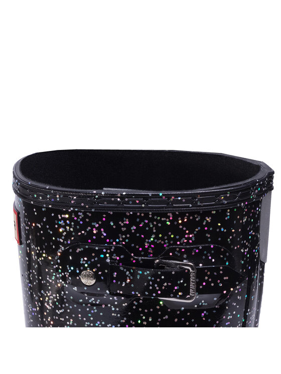 Hunter Hunter Gumene čizme Org Kids Giant Glitter Boots JFT6075RGT Crna