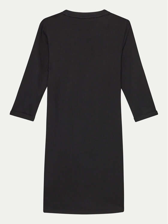 Guess Guess Rochie de zi J3YK13 KA6W4 Negru Regular Fit