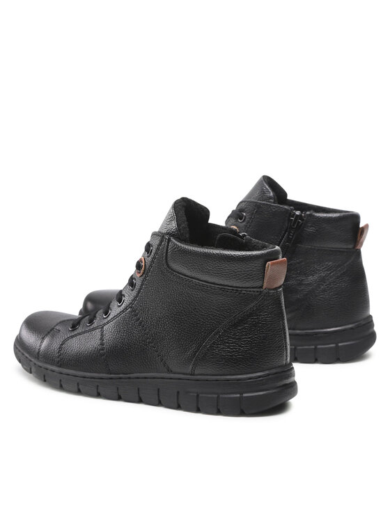 Go Soft Go Soft Schnürschuhe WI23-GHANA-03 Schwarz