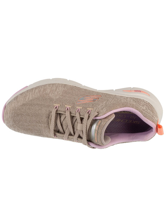 Skechers Skechers Sneakersy Skechers Arch Fit Comfy Wave Beżowy