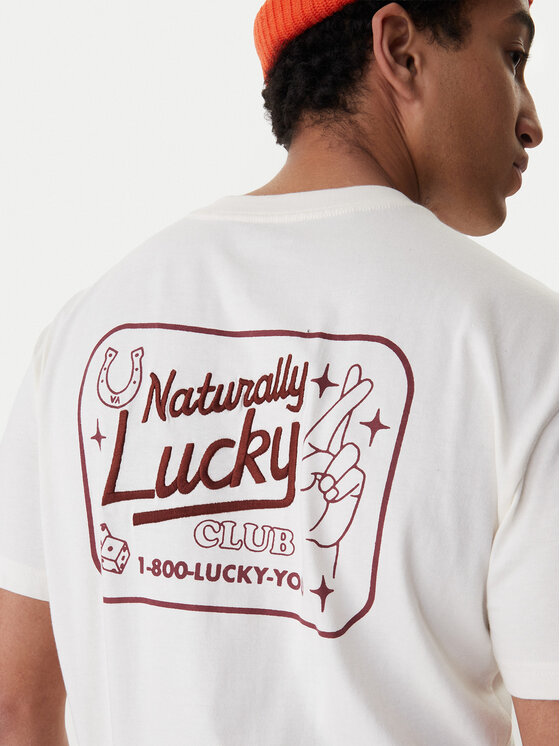 RVCA RVCA Póló Lucky You EVYZT00274 Ekru Regular Fit