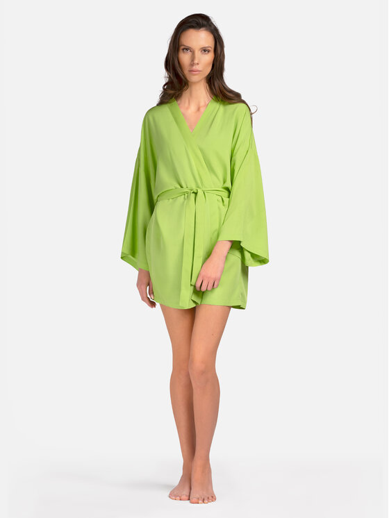 Miss Lou Miss Lou Accappatoio da spiaggia O-JR2-Z Verde