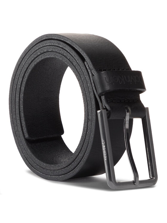 Calvin Klein Pánsky opasok 35Mm Essential Belt K50K505447 Čierna
