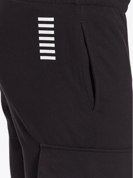 EA7 Emporio Armani EA7 Emporio Armani Donji dio trenerke 8NPP59 PJ05Z 1200 Crna Regular Fit