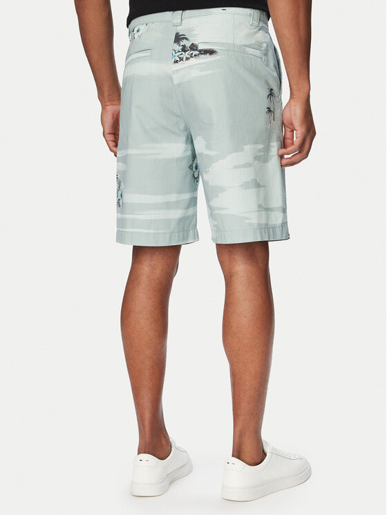 BOSS BOSS Šortky z materiálu Chino 50559411 Tyrkysová Straight Fit