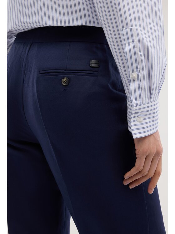 Trussardi Trussardi Spodnie materiałowe P269A102360N034 Niebieski Over Fit