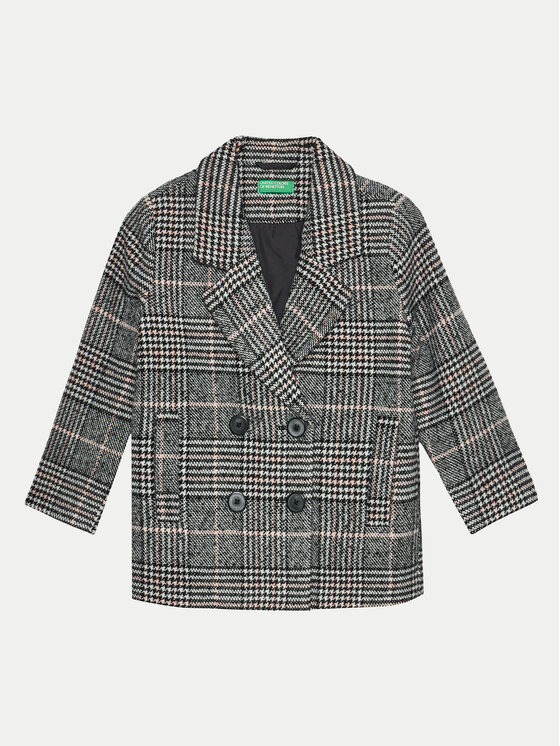 United Colors Of Benetton Prechodný kabát 2SNQCN04S Sivá Regular Fit