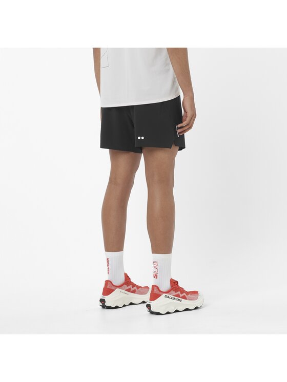 Salomon Salomon Szorty sportowe SENSE AERO STOW 5" Czarny Slim Fit