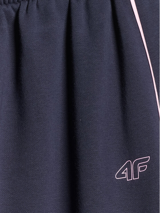4F 4F Spodnie dresowe BOW MOTION Granatowy Loose Fit
