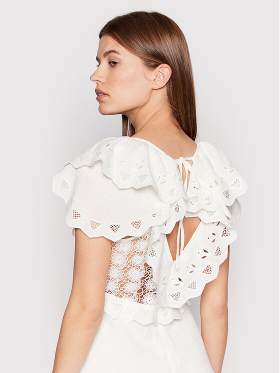 IRO IRO Vestito estivo Rioja AQ537 Bianco Regular Fit