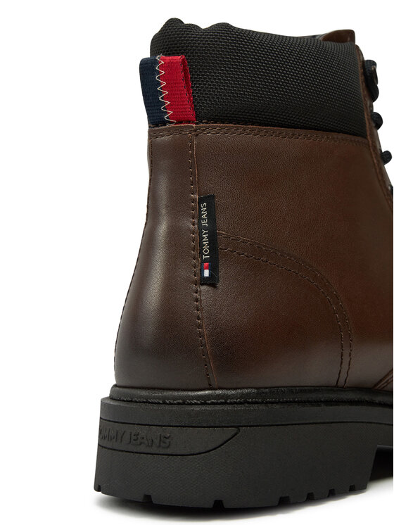 Tommy Jeans Tommy Jeans Planinarske cipele Tjm Lace Up Boot EM0EM01446 Smeđa