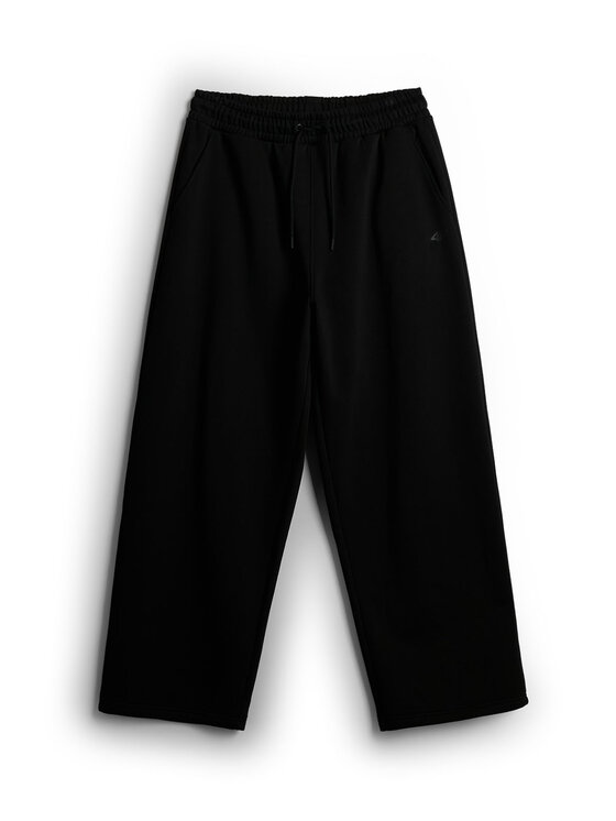 4F 4F Spodnie dresowe COMMERCIAL Czarny Oversize