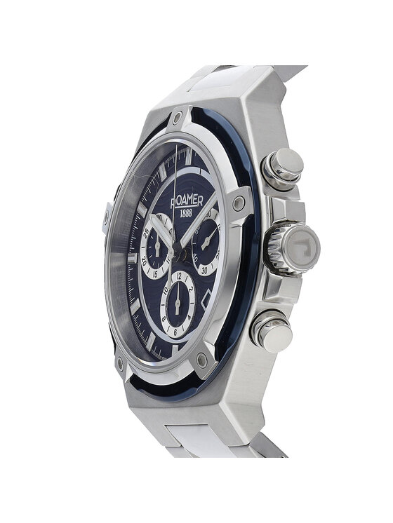 Roamer Roamer Sat Tempomaster Chrono 221837 41 45 20 Srebrna