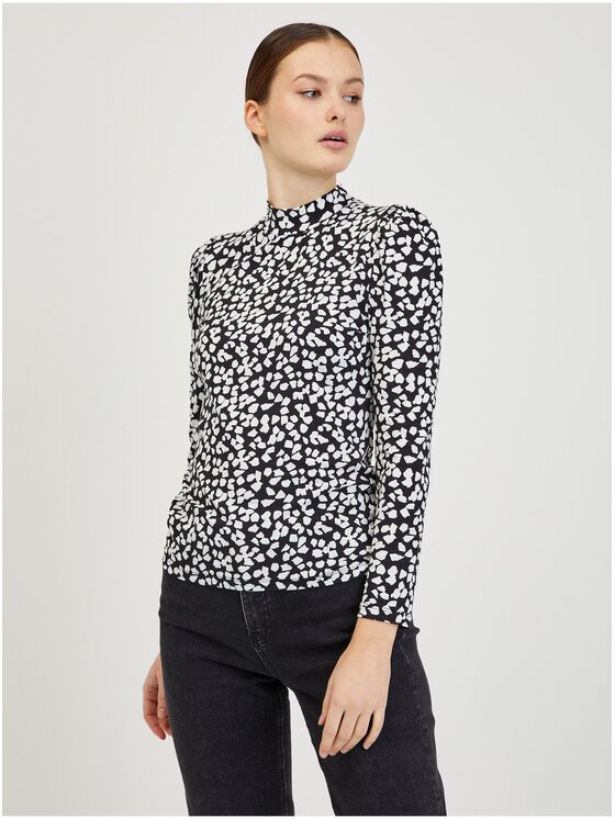 Orsay Orsay Koszula 159274-660000__XL Czarny Regular Fit