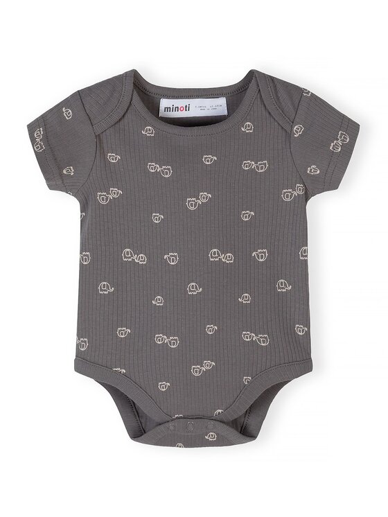 minoti minoti Body NOSBABYRIB2 Écru Regular Fit