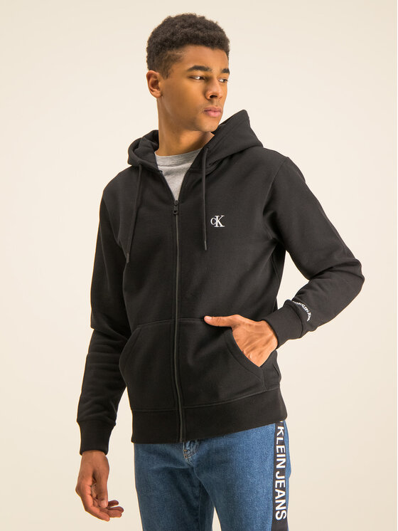 Calvin Klein Jeans Sweatshirt J30J314535 Noir Regular Fit Modivo