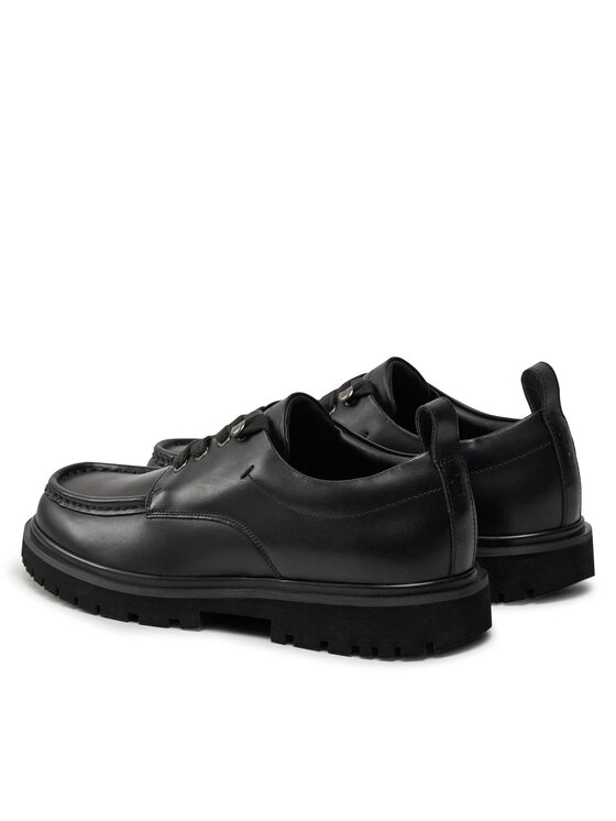 Calvin Klein Jeans Calvin Klein Jeans Pantofi Eva Apron Laceup Cd YM0YM01178 Negru