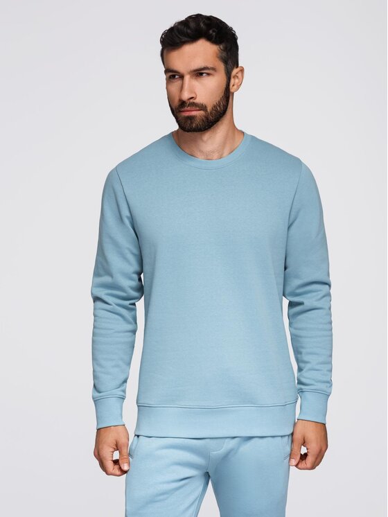 Ombre Ombre Komplet dresowy Z122 Błękitny Regular Fit