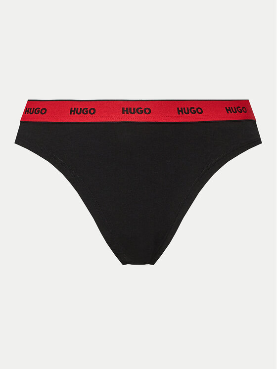 HUGO Hugo Sada 3 kusů string kalhotek 50480150 Barevná