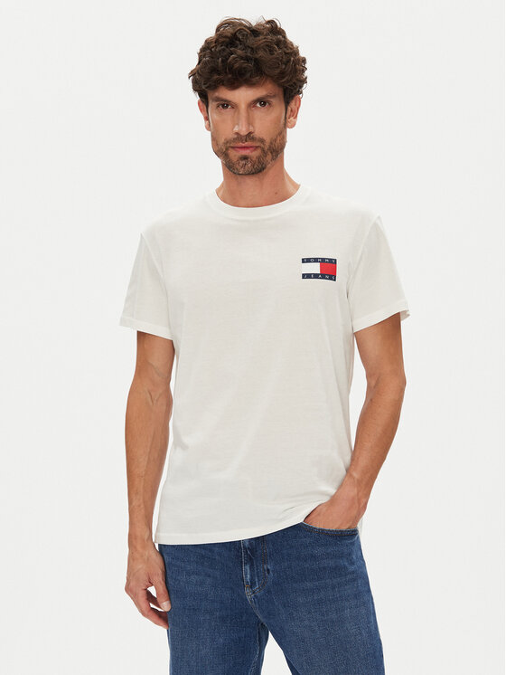 Tommy Jeans Tommy Jeans 2er-Set T-Shirts Ess Flag DM0DM22143 Bunt Slim Fit