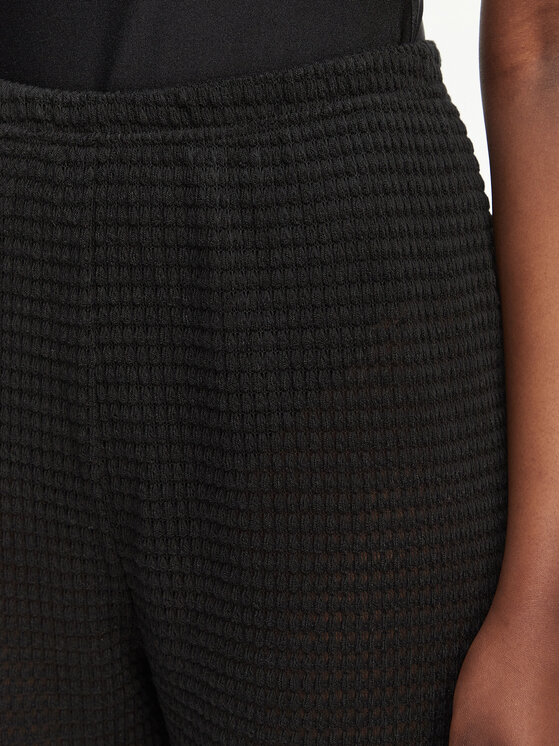 Ysabel Mora Ysabel Mora Bavlnené nohavice 86269 Čierna Loose Fit